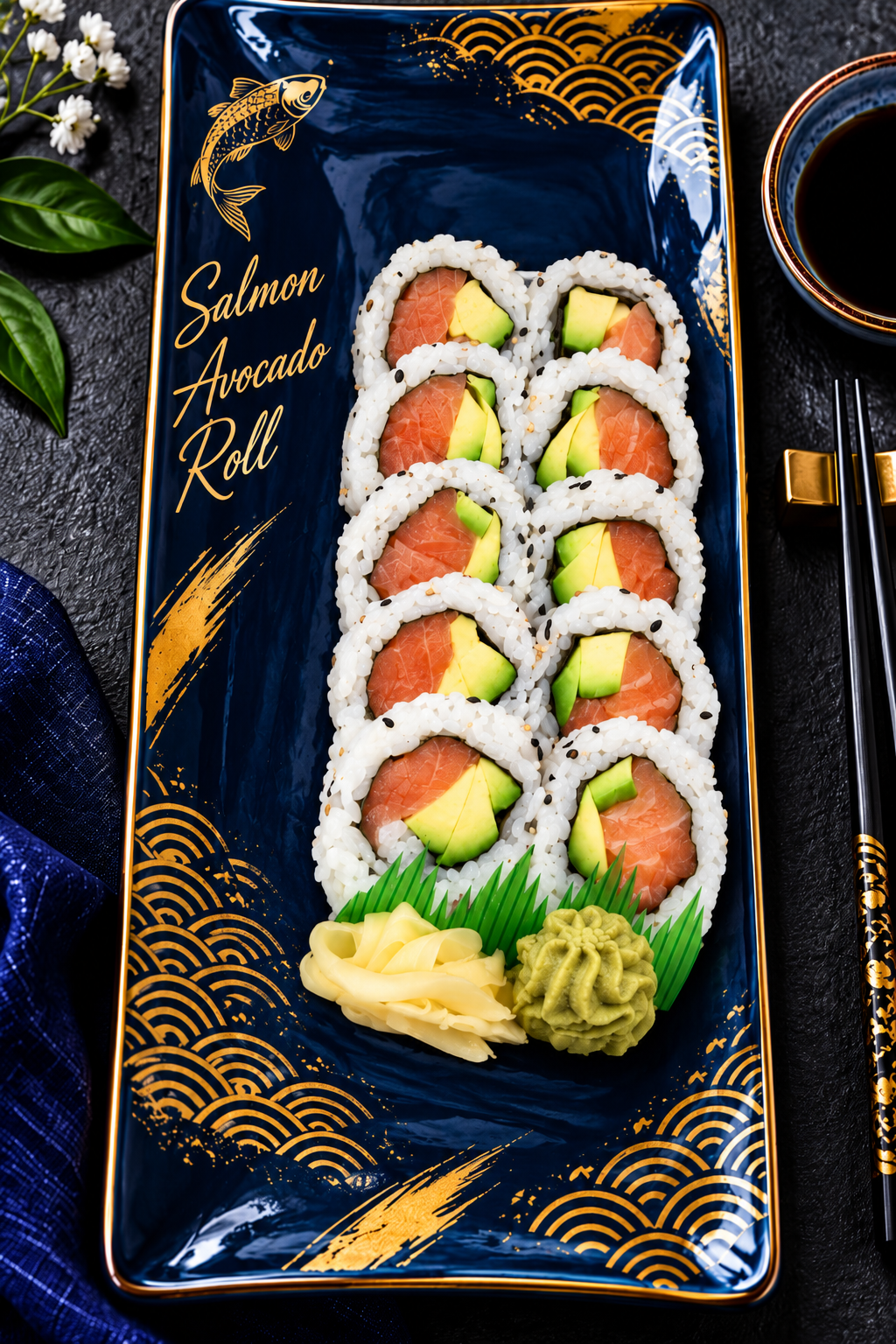 SALMON CREAM CHEESE ROLL